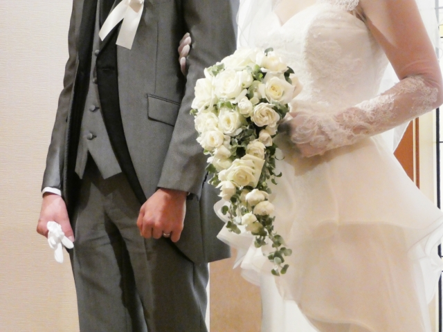 結婚式のブーケ